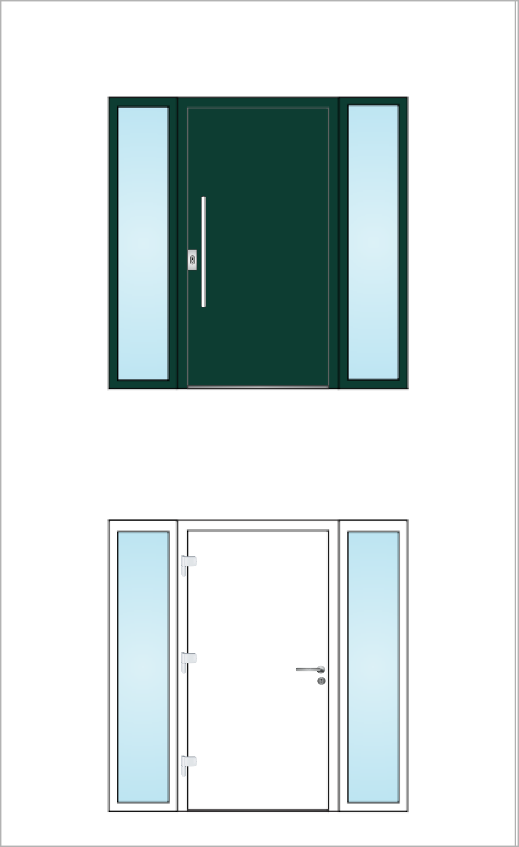 Haustür AB 25015137 = 4 Türen